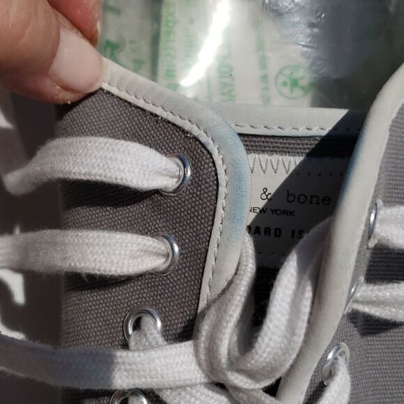 Rag & Bone grey canvas sneaker - Picture 7 of 8